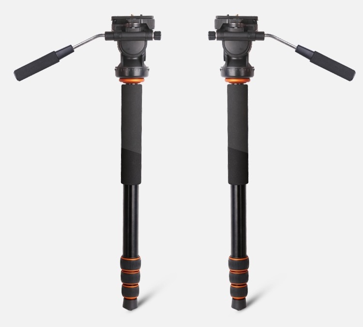 Chân đơn Monopod Beike QZSD-228 có củ dầu, Hàng nhập khẩu