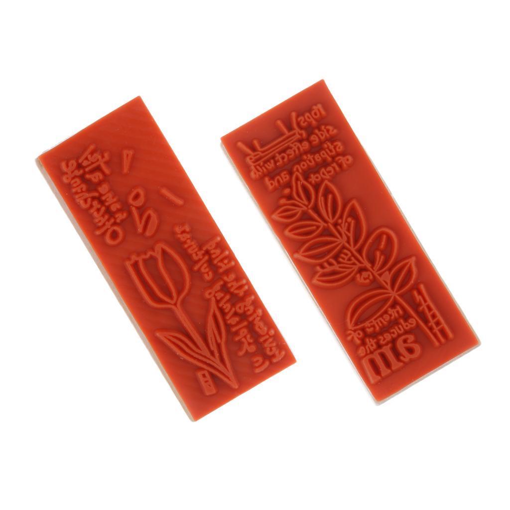 1 Piece Retro Style Wooden Flower Stamp For Scrapbooking English Letters DIY