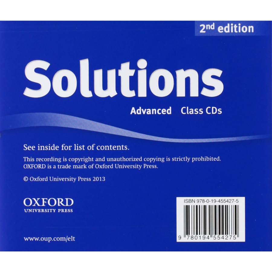 Solutions  Advanced Class Audio CDs