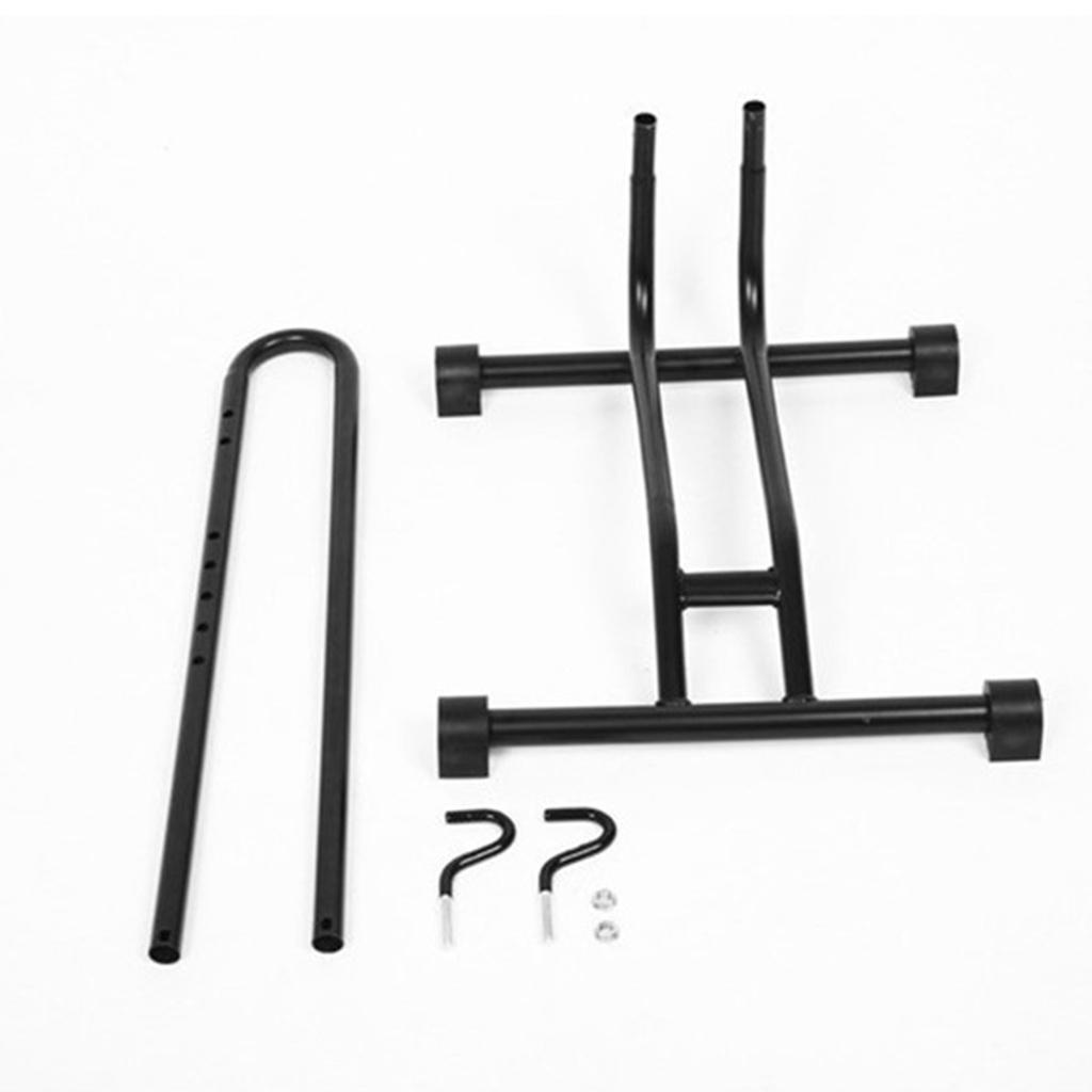 Treee 2 in 1 Bike Storage Holder L Plug Vertical Parking Rack Steel for Mountain Bikes