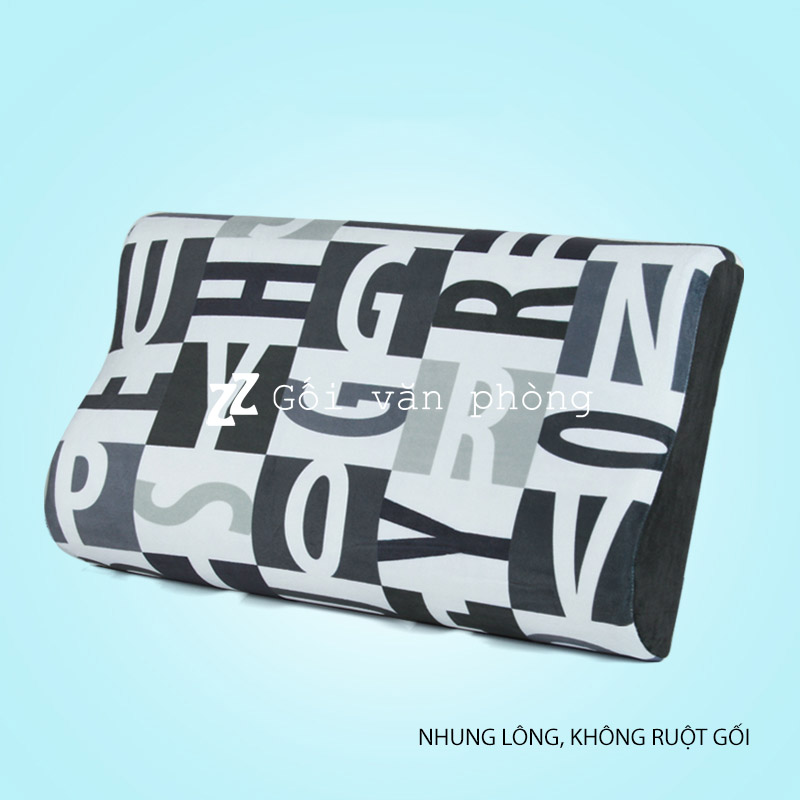 Vỏ gối cao su non size 60x40cm cao cấp