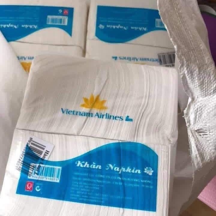 [Hàng loại 1] Giấy Vietnam Airlines siêu dai, không bụi giấy, thấm hút tốt dành cho gia đình, quán ăn, nhà hàng