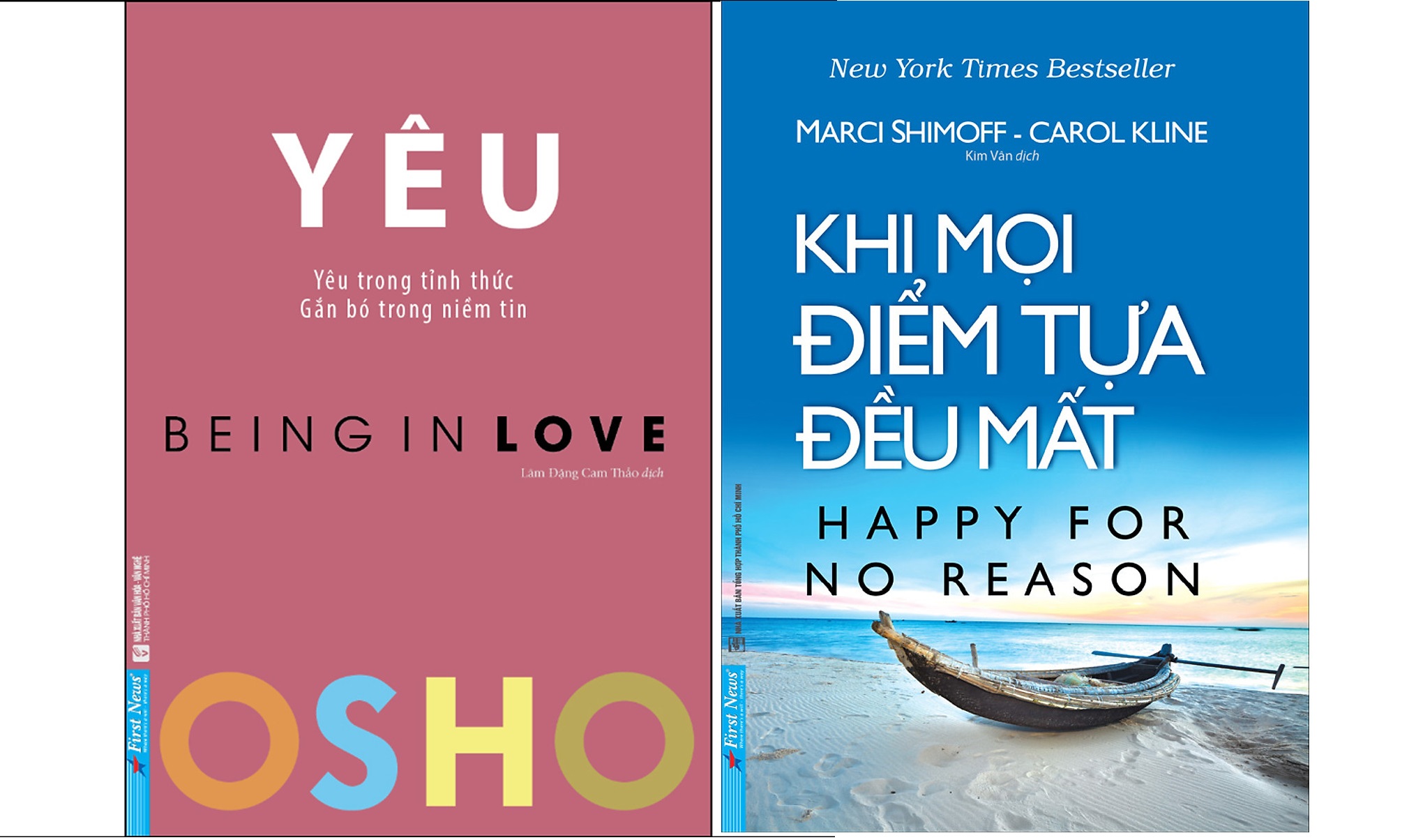 Combo 2 Cuốn Sách: Osho - Yêu + Khi Mọi Điểm Tựa Đều Mất