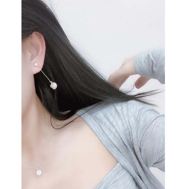 Hoa tai HẠT CHÂU BỌC KIỂU SỢI DÀI