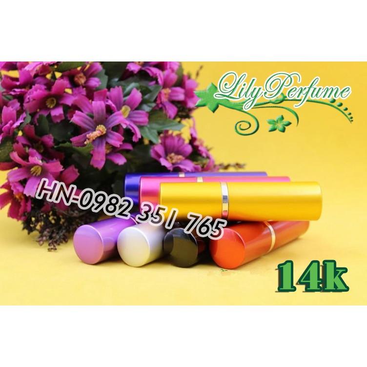 Lọ chiết nước hoa 10ml nhôm 2 lớp sang trọng, không rò rỉ