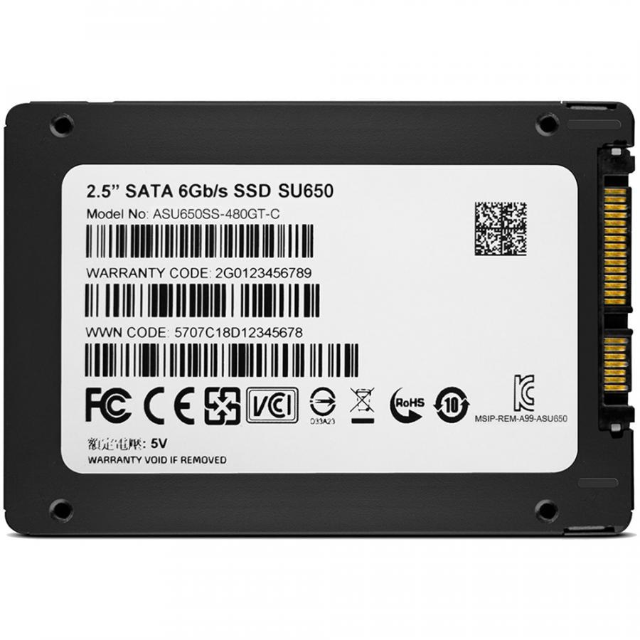 Hình ảnh Ổ cứng SSD ADATA Ultimate SU650 Sata III 3D-NAND 2.5 inch 120GB - Hàng Chính Hãng