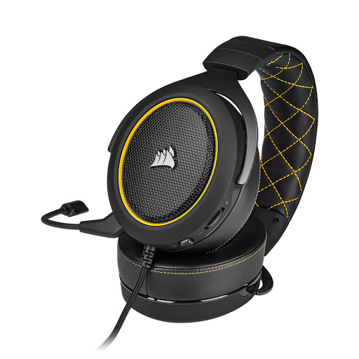 Tai nghe Corsair HS60 PRO Surround 7.1 Yellow (CA-9011214-AP) - Hàng Chính Hãng