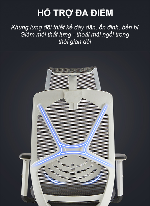 SMA Ghế Văn Phòng Làm Việc, Công Thái Học thuong hiệu SMA Ergonimic