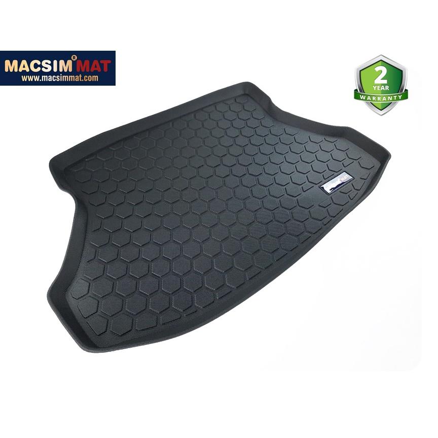 Thảm lót cốp xe ô tô Honda Civic 2012-2016 nhãn hiệu Macsim chất liệu TPV cao cấp màu đen