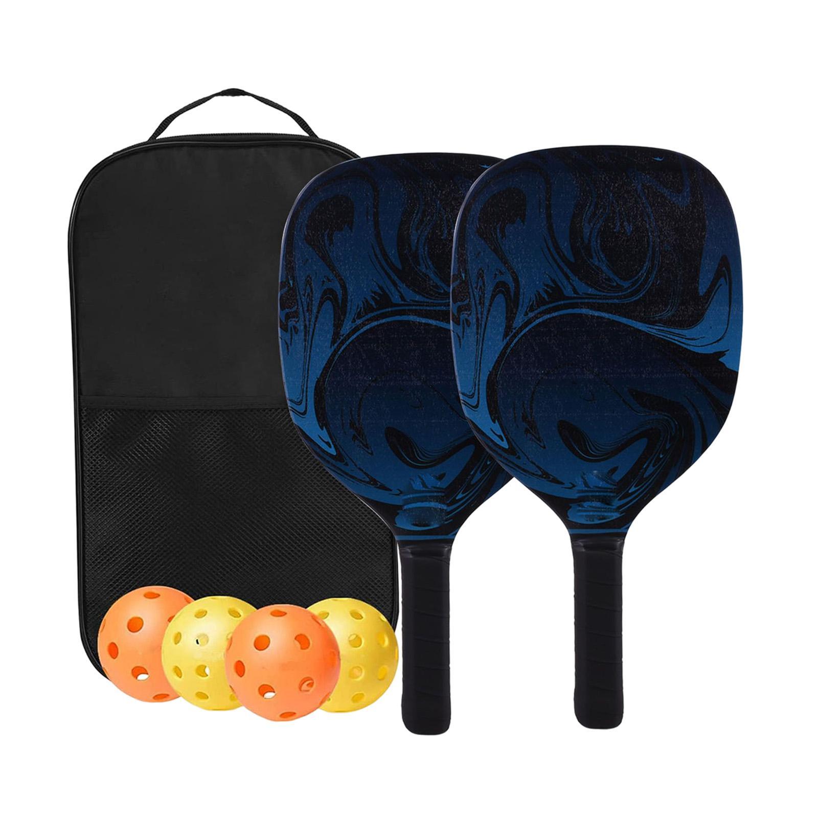 Pickleball Paddles Set and Storage Bag for Indoor and Outdoor Tournament