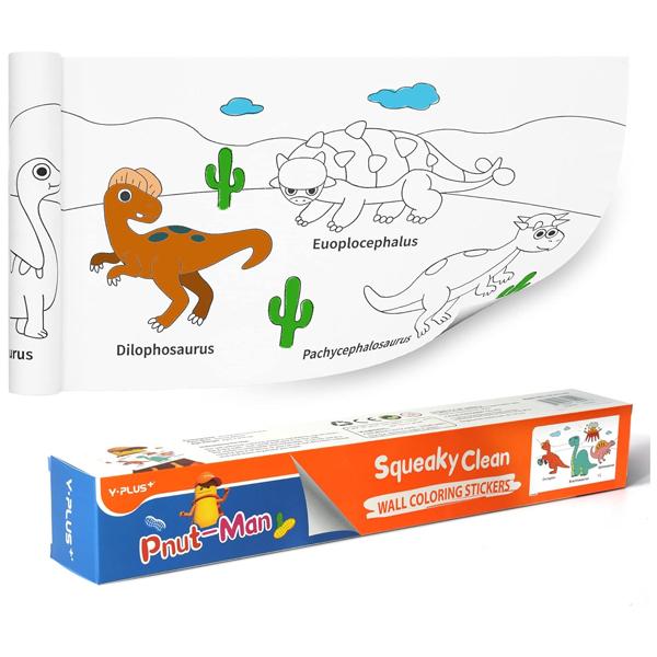 Tranh Tô Màu Dán Tường 300 x 30 cm - YPLUS+ QT221100 - Dinosaurs