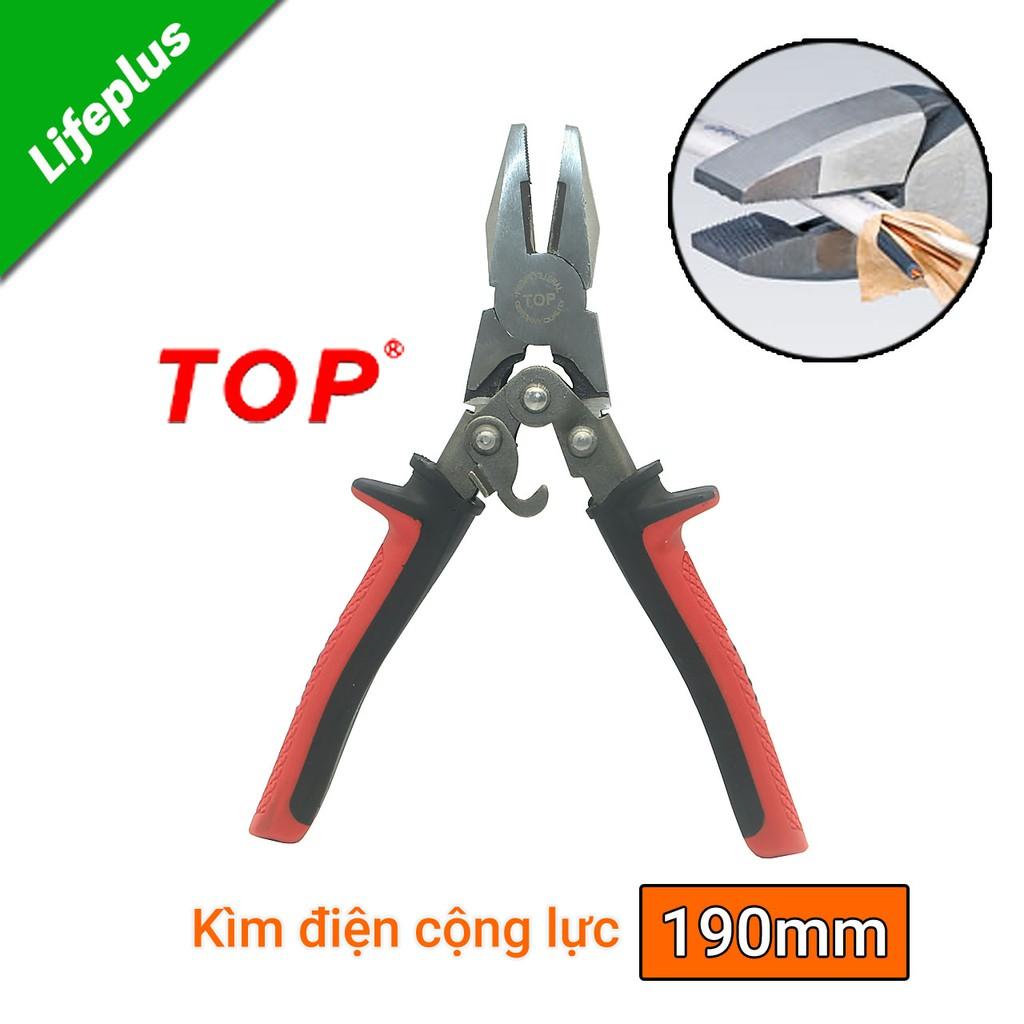 Kìm điện cộng lực 190mm TOP