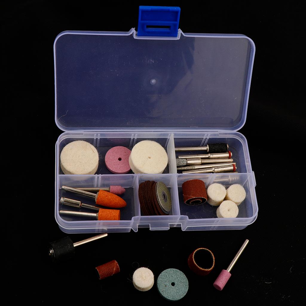 37pcs Rotary Tool Accessory Bit Set With Case for Grinding Tool Accessories