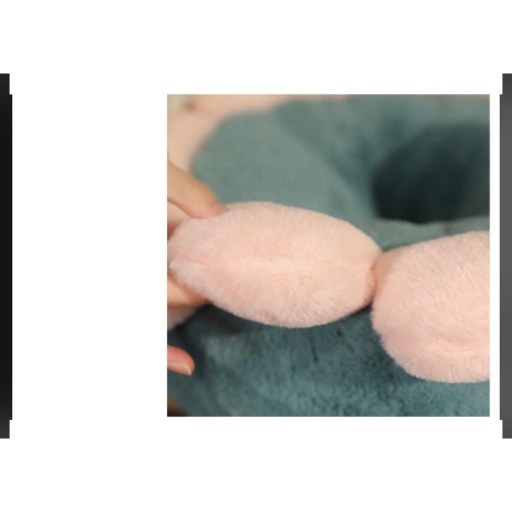 Đệm Ngồi Bệt / Gối Tựa Lưng / Lót Ghế Văn Phòng Hình Hoa Cao 10Cm SBK191