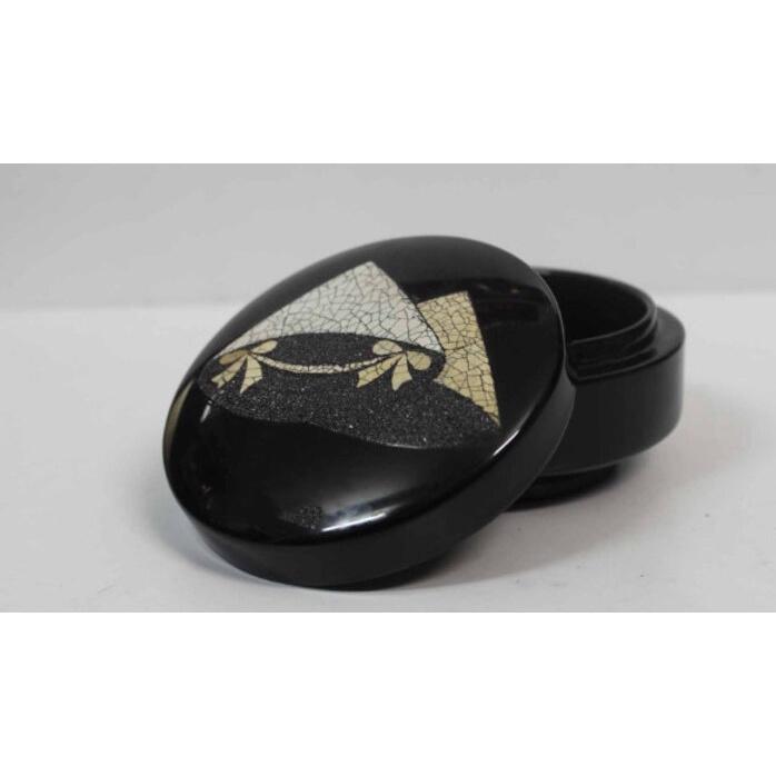 Hộp phấn tròn sơn mài cao cấp Thanh Bình Lê size 10x5 cm đựng đồ vật nhỏ, bánh kẹo mứt, trang trí bàn kệ, nhà cửa văn ph