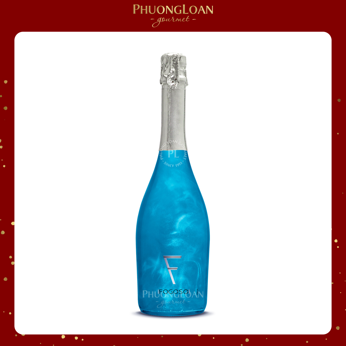 Rượu Vang Nổ Sparkling Tây Ban Nha Fogoso Azul (Màu Xanh)