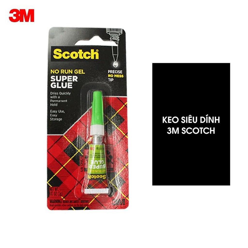 Keo Dán Đa Năng Scotch 3M Siêu Dính, Siêu Bền, Keo Trong Ssuốt, Keo Loãng Mau Khô, Dễ Sử Dụng AD113 - 3M Long Vu