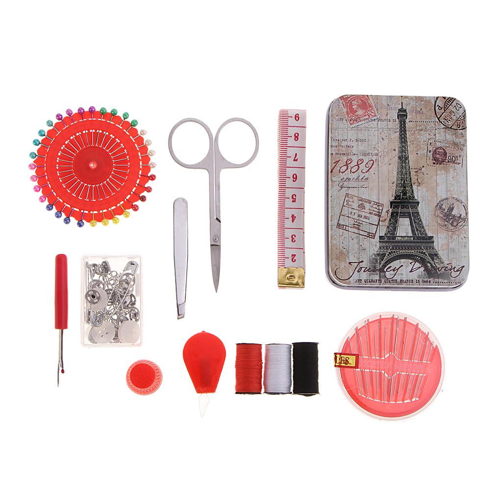 Needle & Thread kit with Storage Box for Cross Stitch / Embroidery / Sewing