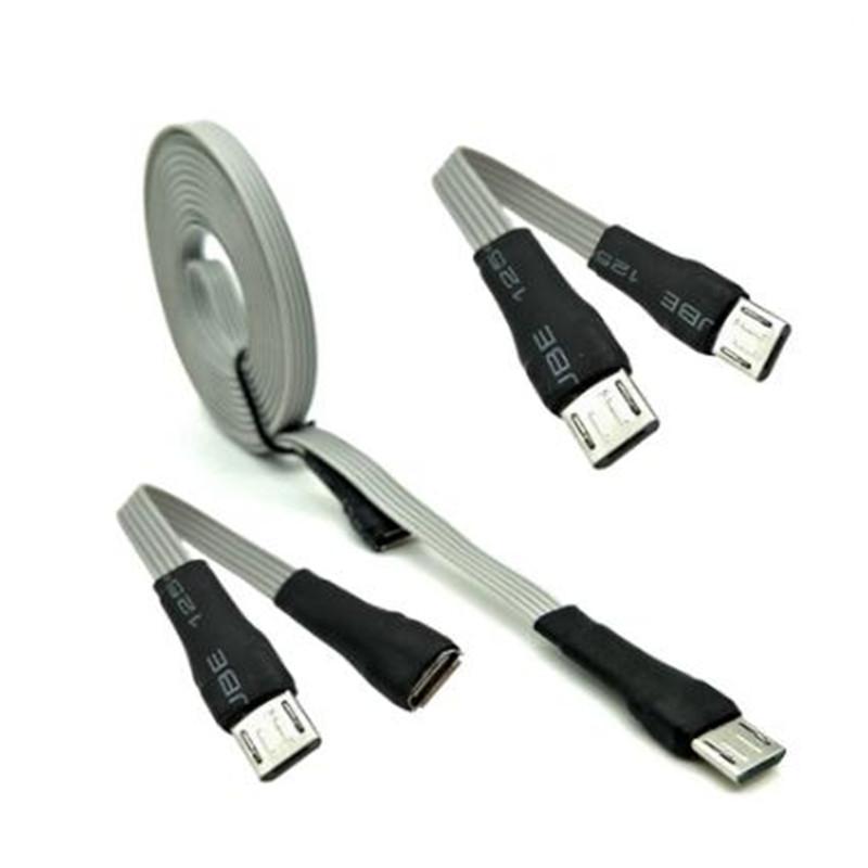 Micro USB 5pin Cáp phẳng Micro USB 2.0 đầu nối nam với micro USB 2.0 nam