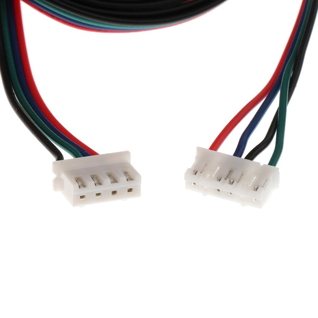 4 Pack 3D Printer Stepper Motor Extended Cables Connector  Wire XH2.54