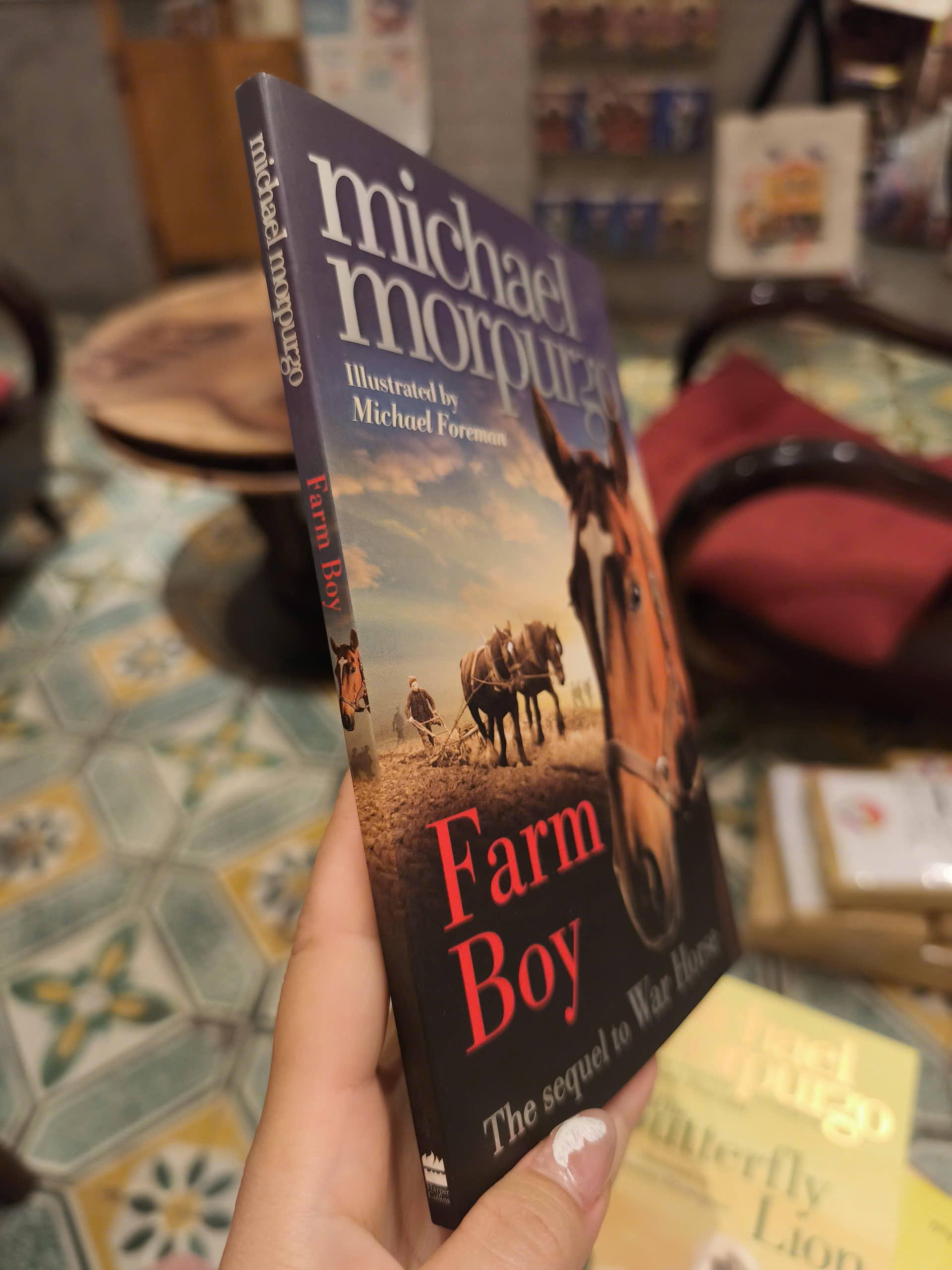 Farm Boy by Michael Morpurgo - Children Story Picture book in English - Sách Ngoại Văn Nhập Khẩu