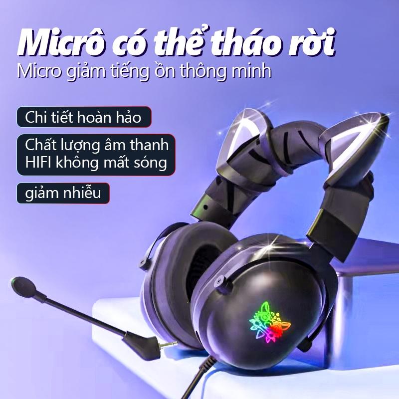 ONIKUMA X11 Tai Nghe Trùm Đầu Chơi Game Có Mic cho điện thoại / Pc / Ps4【Chính hãng】Bảo hành 2 năm [Hàng chính hãng]