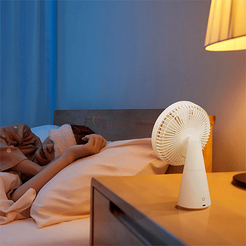 Quạt Xiaomi Reachargeable Mini Fan BHR6089GL ZMYDFS01DM - Hàng chính hãng