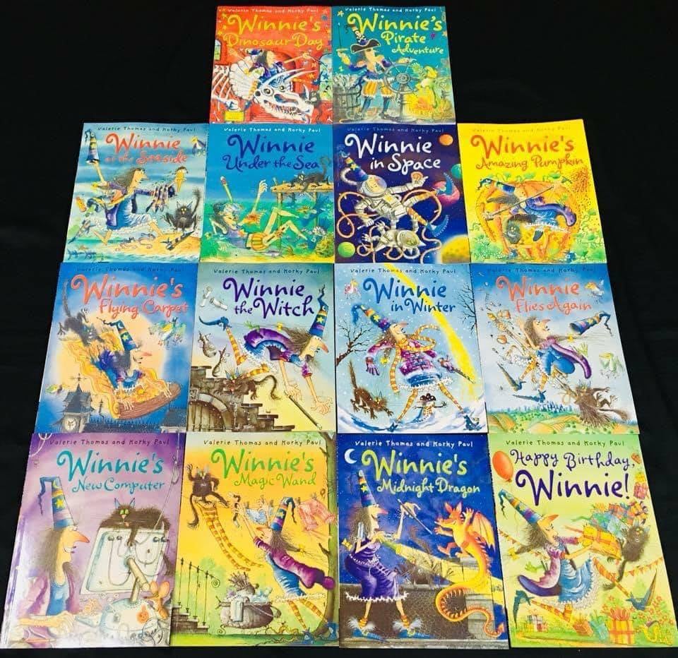 Winnie The Witch Collection - 18 Books + AUDIO | Sách Nhập Khẩu