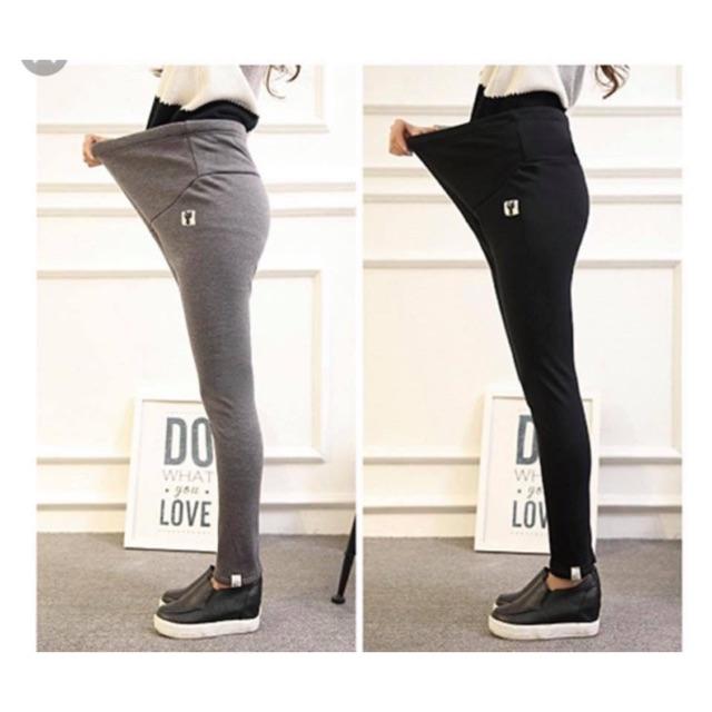 Quần mèo bầu lót lông siêu ấm full size tới 80kg