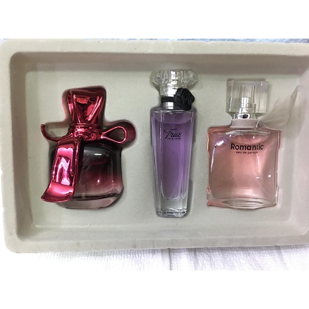 Combo 3 chai nước hoa thủy tinh nữ cao cấp 25ml / 1 chai mùi thơm quyến rũ , ngọt ngào nữ tính ,hộp đựng sang trọng ,lịch sự có thể dùng làm quà tặng