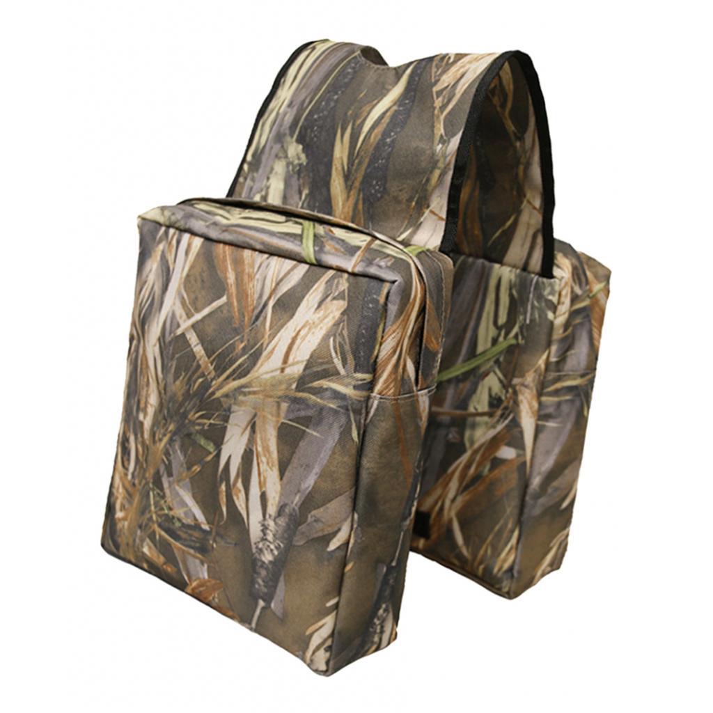 Waterproof Oxford UTV ATV Tank Bags Camo Universal Saddle Bag Organizer Camo