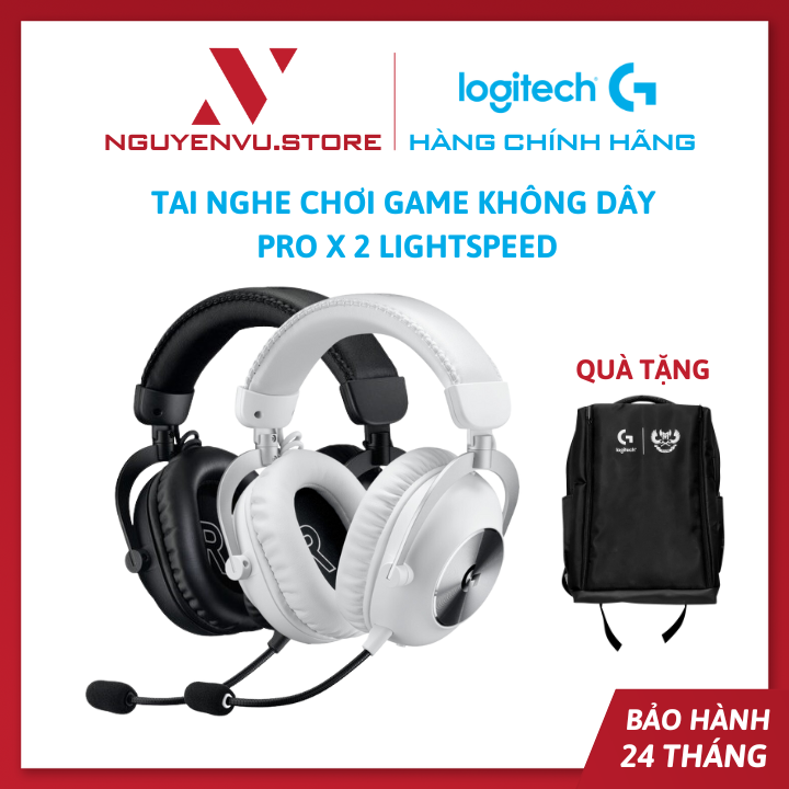 Tai Nghe Gaming Không Dây Logitech PRO X 2 LIGHTSPEED - Hàng Chính Hãng