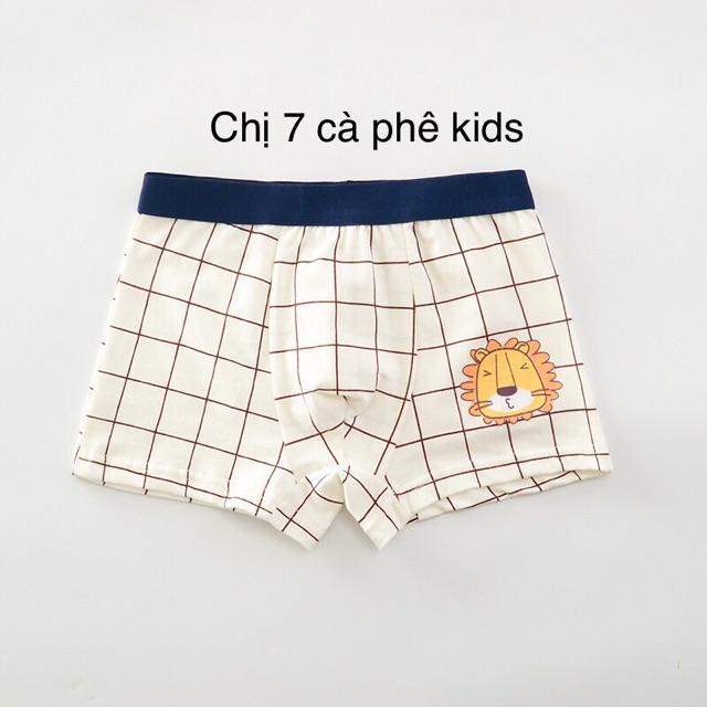 Combo 12 quần lót bé trai cao cấp đủ size