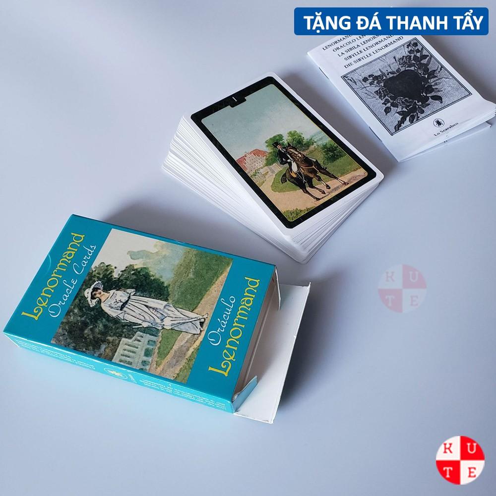 Bài Oracle Lo Scarabeo Lenormand 36 Lá Bài Tặng Đá Thanh Tẩy