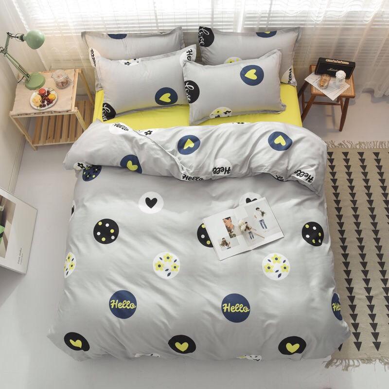 SÉT 4 MÓN POLY COTTON CHĂN GA GỐI