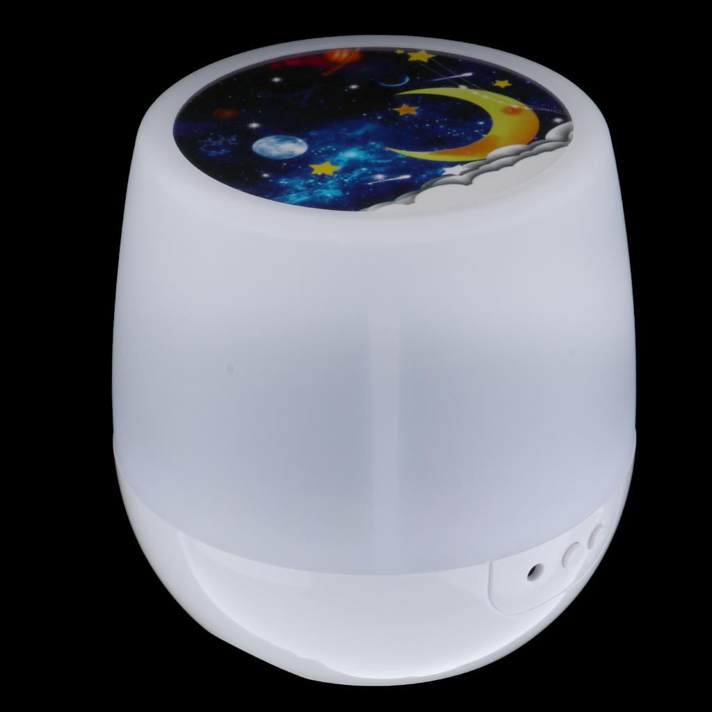 LED Projection Night Lights Starry Sky Moon Magical Children Bedroom Light Lamp