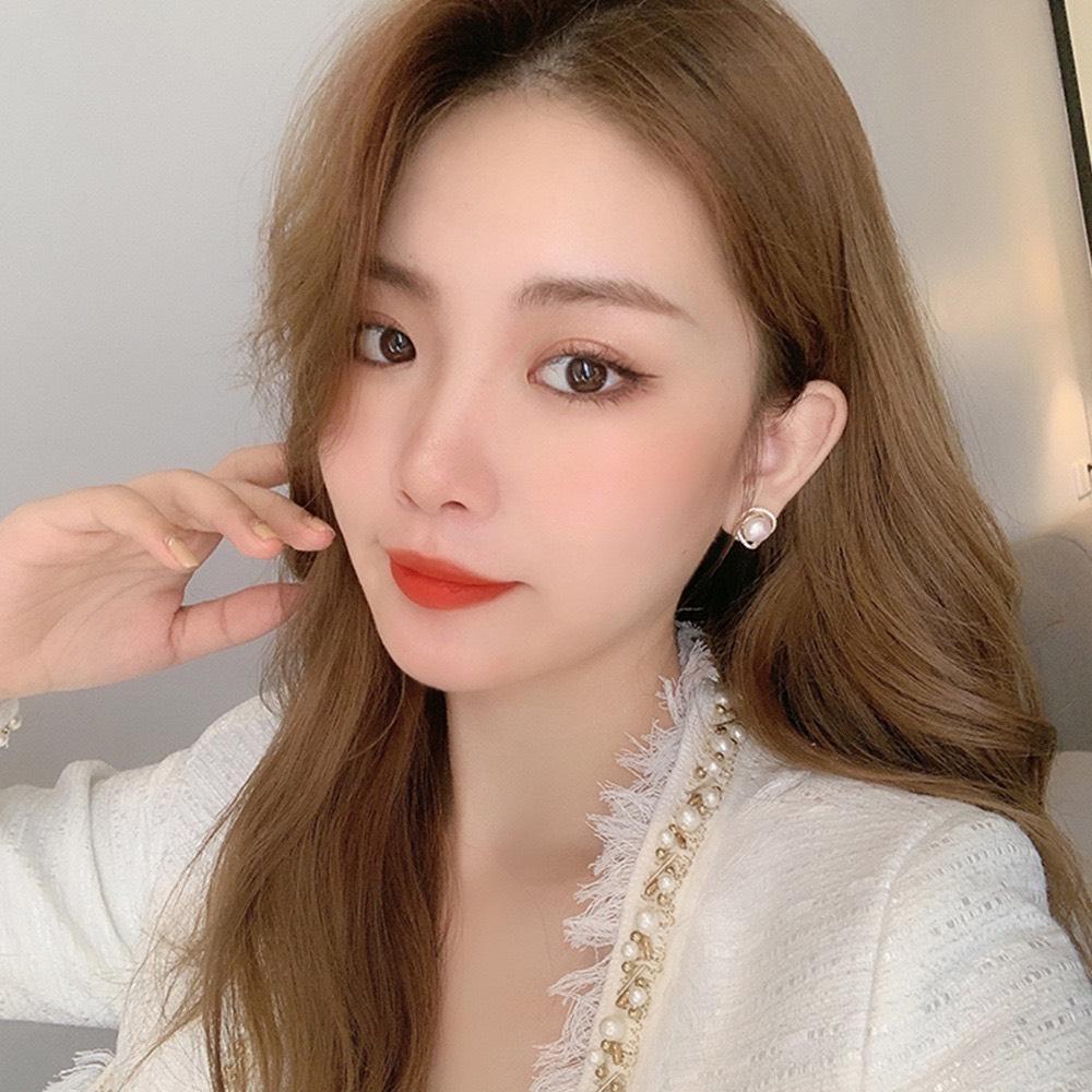 Bông Tai Đính Ngọc Nhân Tạo - PK0035