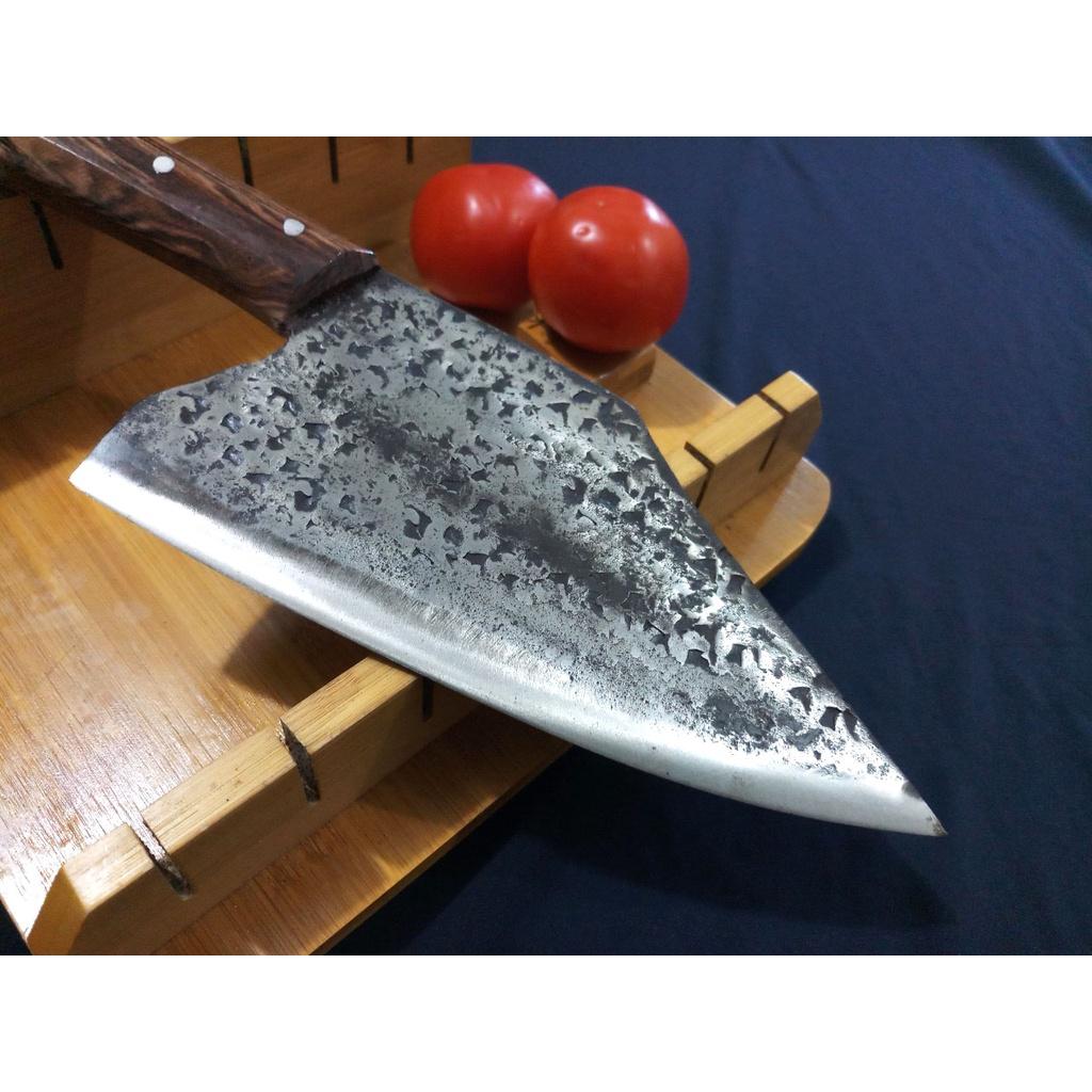 DAO BẾP PHÚC SEN - DAO BẾP THÁI CHẶT MẶT HOA VĂN MÃ N2 ĐỘC 6996 topcomshop vn