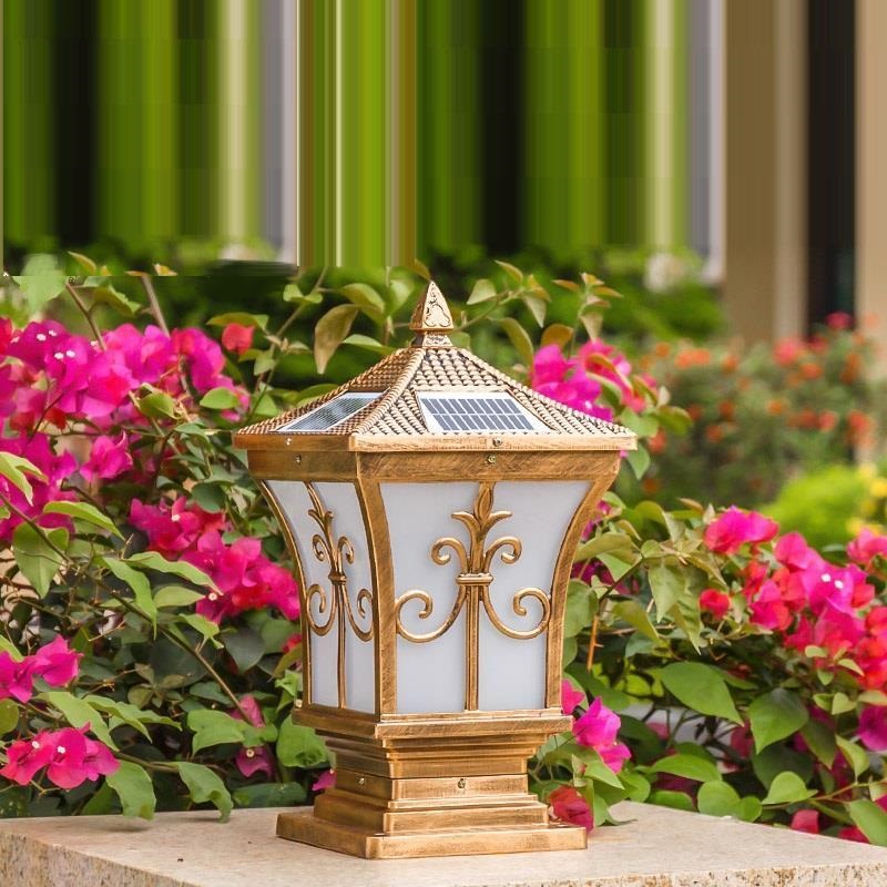 Đèn trụ cổng năng lượng mặt trời đa năng cao cấp HT501