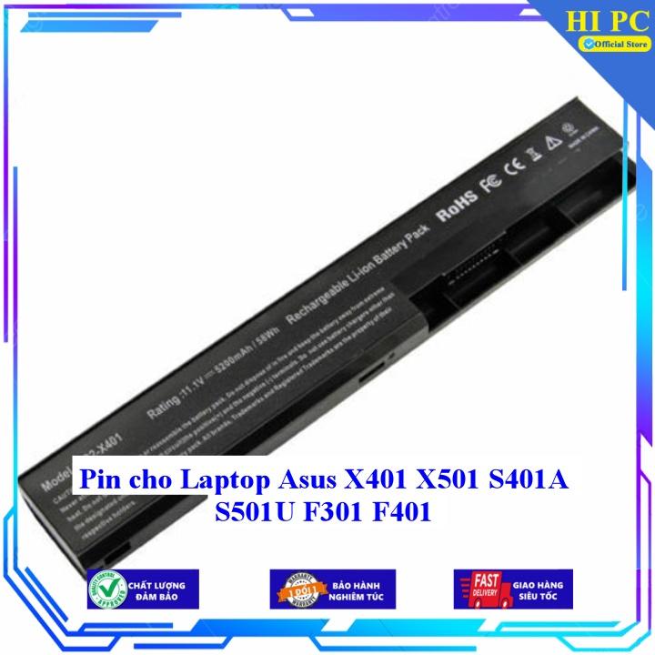 Pin cho Laptop Asus X401 X501 S401A S501U F301 F401 - Hàng Nhập Khẩu