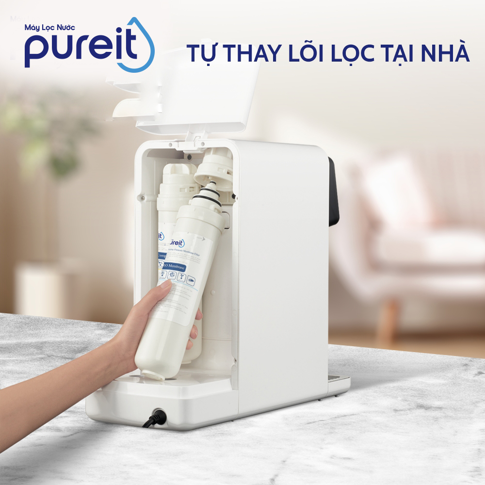 [COMBO TIẾT KIỆM] Máy Lọc Nước Pureit Lavita và Lõi lọc CF, Lõi lọc PPCF - Hàng chính hãng