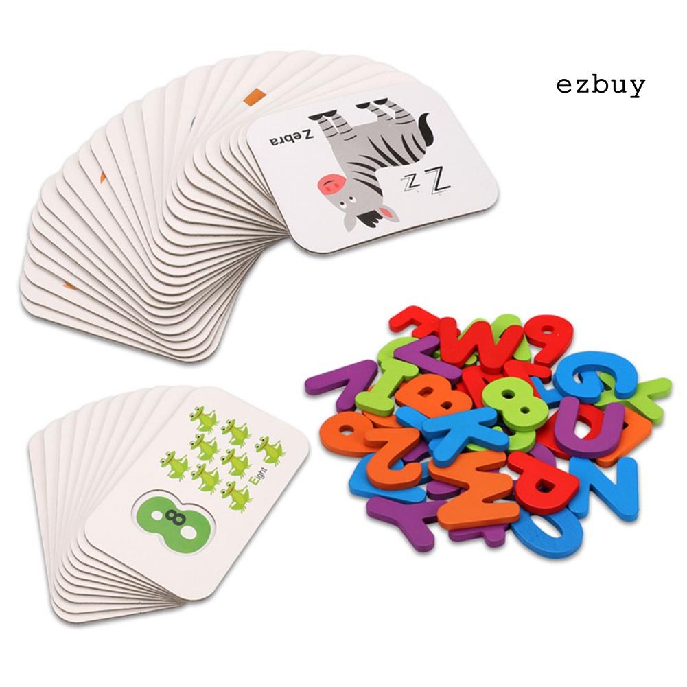 Đồ Chơi Thẻ Chữ Cái 3d Giáo Dục Nhận Thức Cho Bé