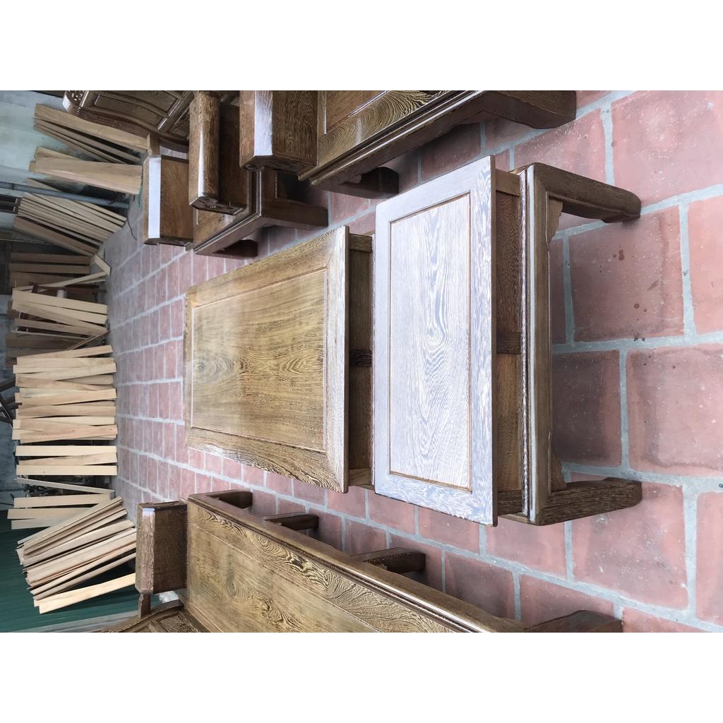 Bộ Bàn Ghế Âu Á Gỗ Mun Đuôi Công