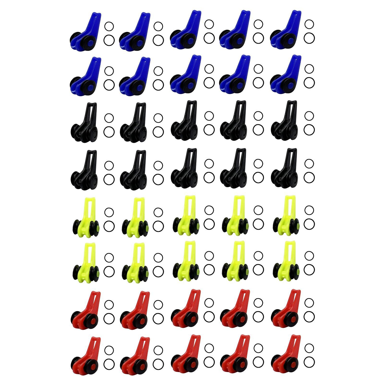 40 Pieces Fishing Hooks Keeper Fishing Pole Hook Keeper 4 Colors Portable Professional for Hook Fishing Lures  Holder Hook Keeper