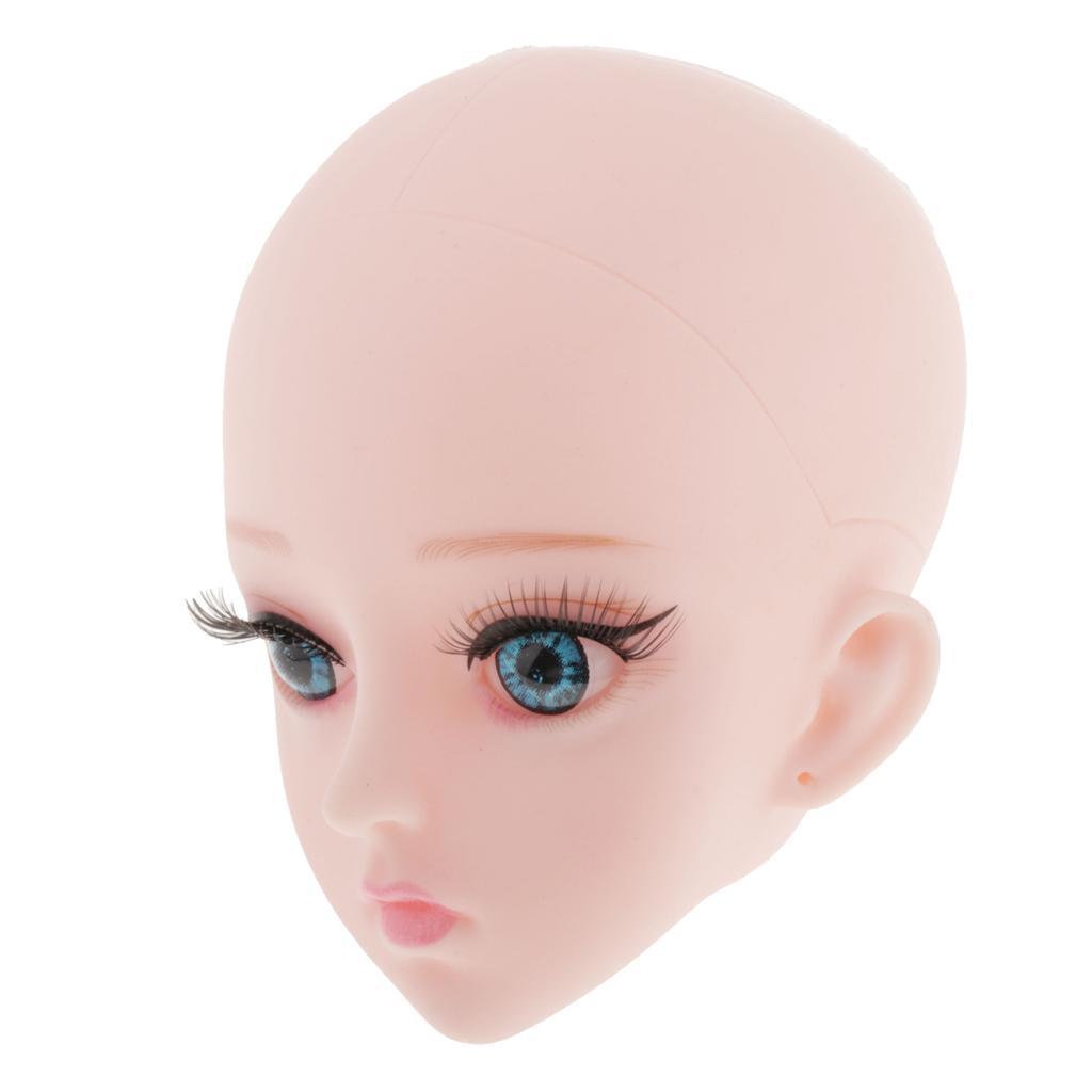 Female Doll Head for 1/3 OB Doll  Repair Accessory Blue Eyes