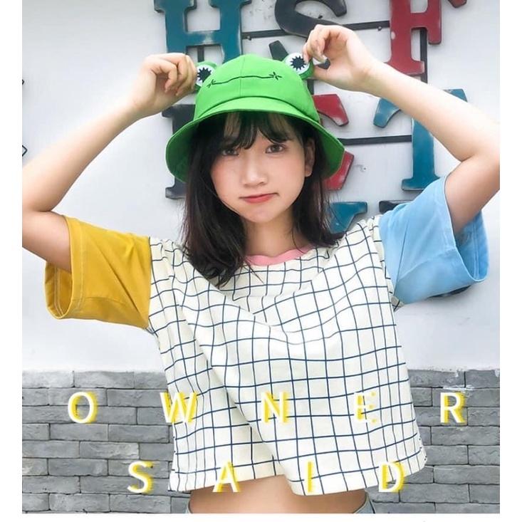 Nón bucket ếch xanh