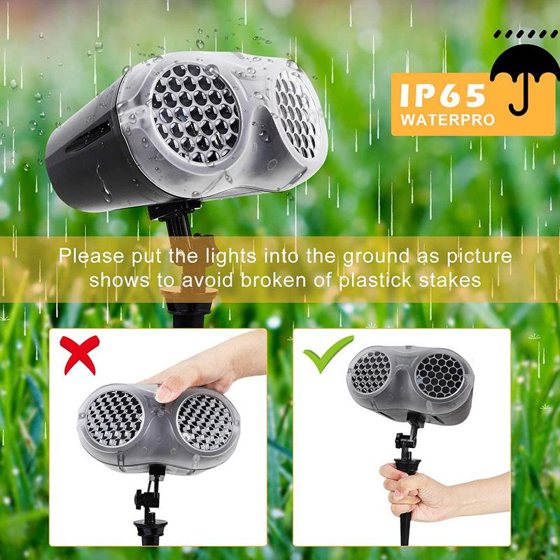 Máy chiếu Giáng sinh, máy chiếu Snowflakes LED với điều khiển từ xa và hẹn giờ, IP65 không thấm nước, cho quà tặng Giáng sinh, bên trong và bên ngoài trang trí tuyết