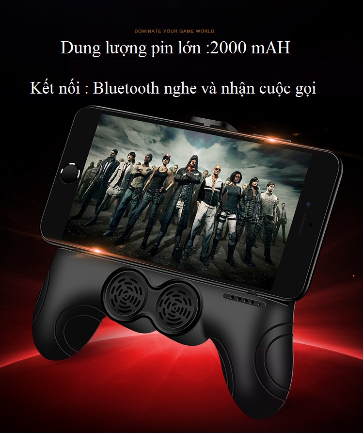 Tay Cầm Chơi Game Kiêm Sạc Dự Phòng Có Loa Bluetooth CZ-101 - Hàng Nhập Khẩu