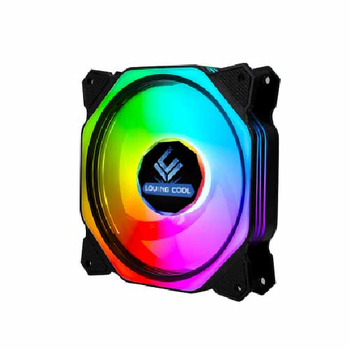 Quạt tản nhiệt LOVING MF-12025SG Fan Led RGB SYNC 12cm Bảo hành 12 tháng - Hàng chính hãng