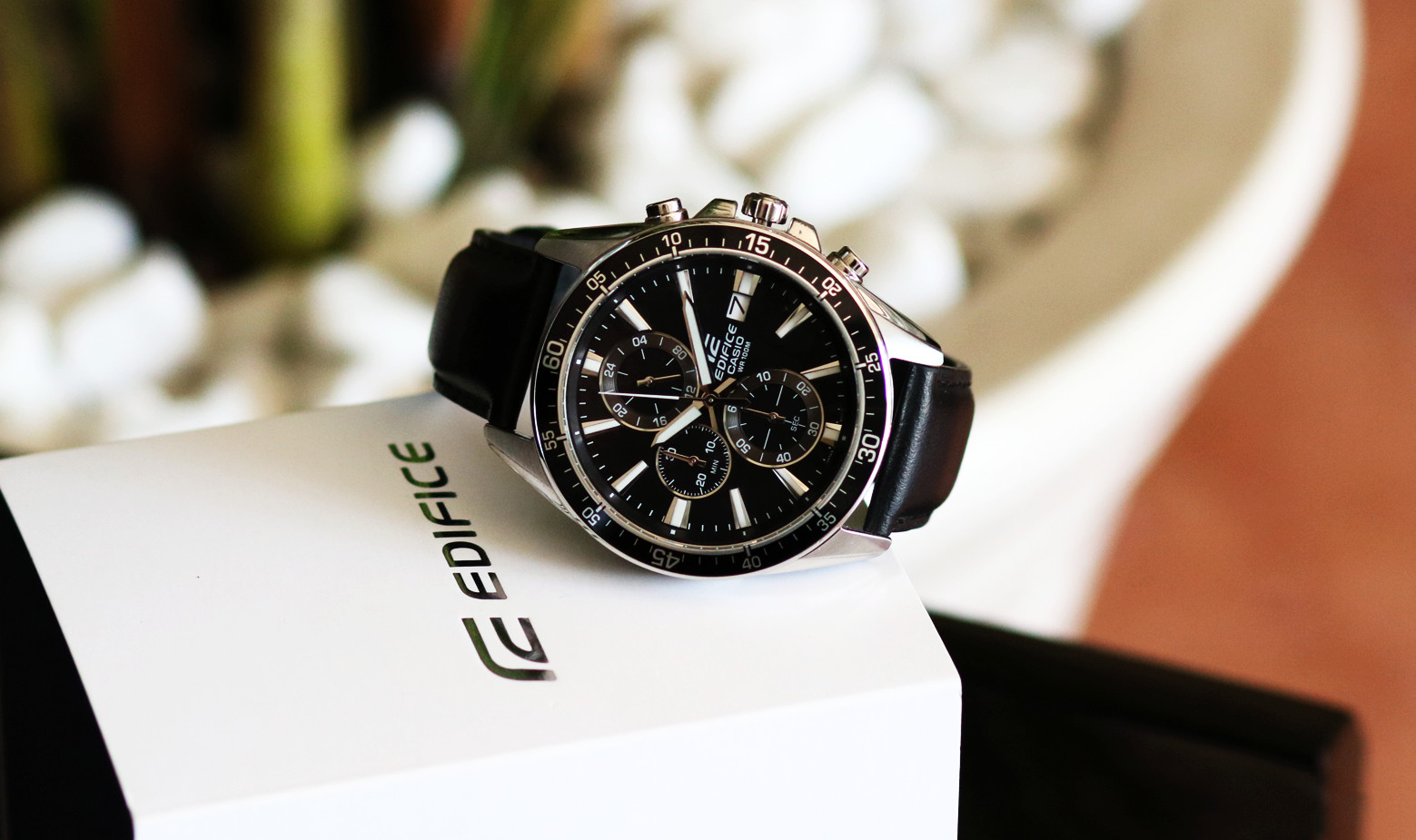 Đồng hồ nam dây da Casio EDIFICE EFR-546L-1AVUDF